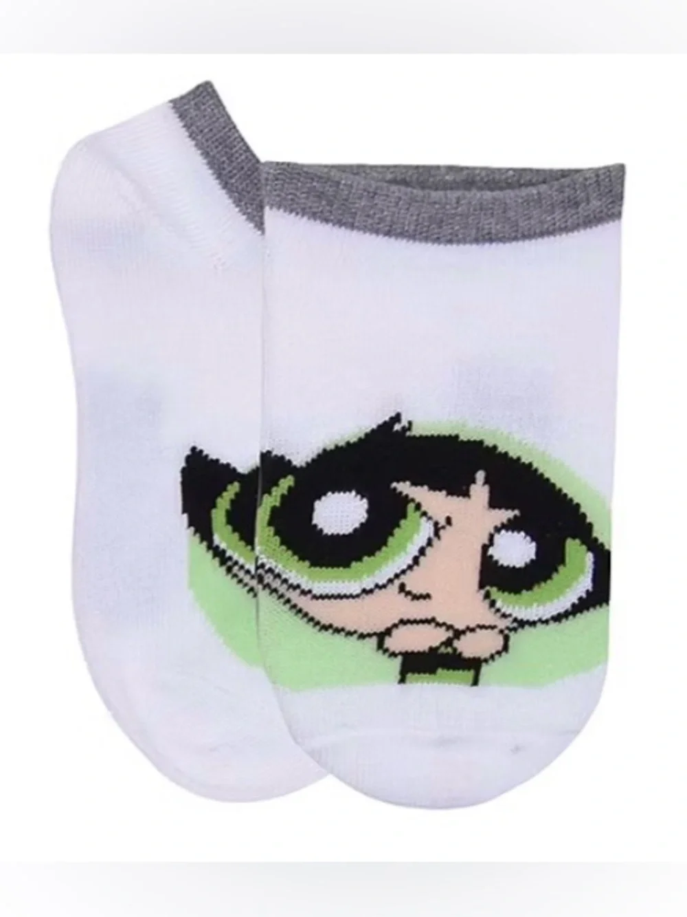 POWERPUFF GIRLS Little & Big Kid Girls 6 Pair  No Show Socks SZ. 4/6